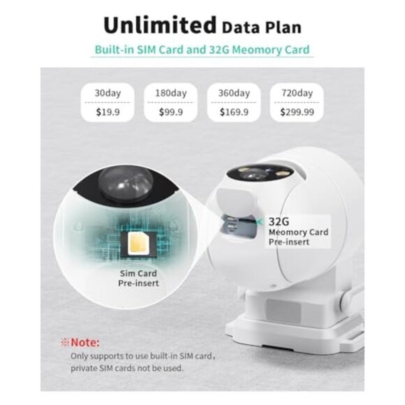 4G LTE Cellular Security Camera Outdoor Wireless for Home Security, Solar Camera - Picture 3 of 8